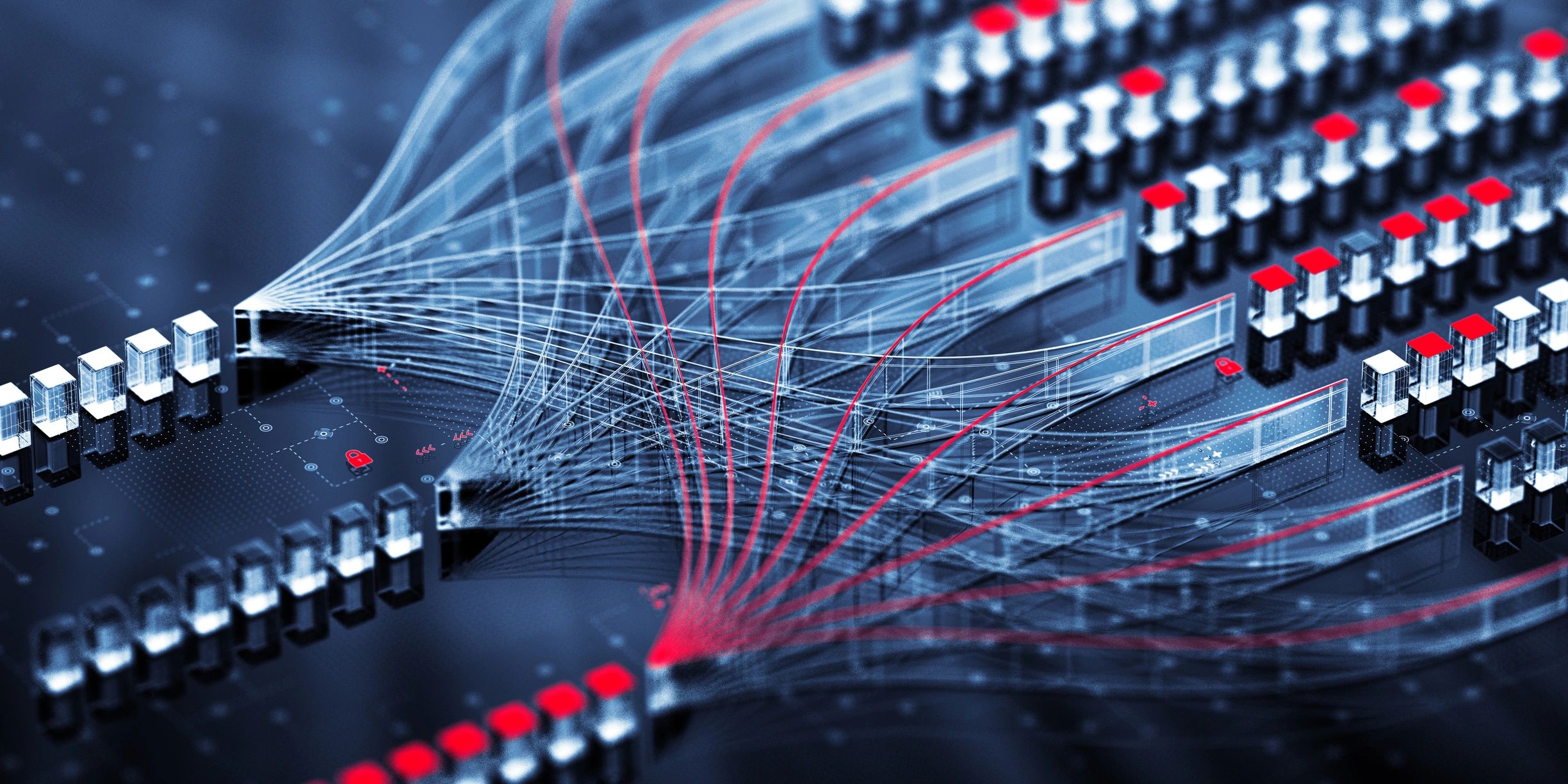 automation technology abstract icon